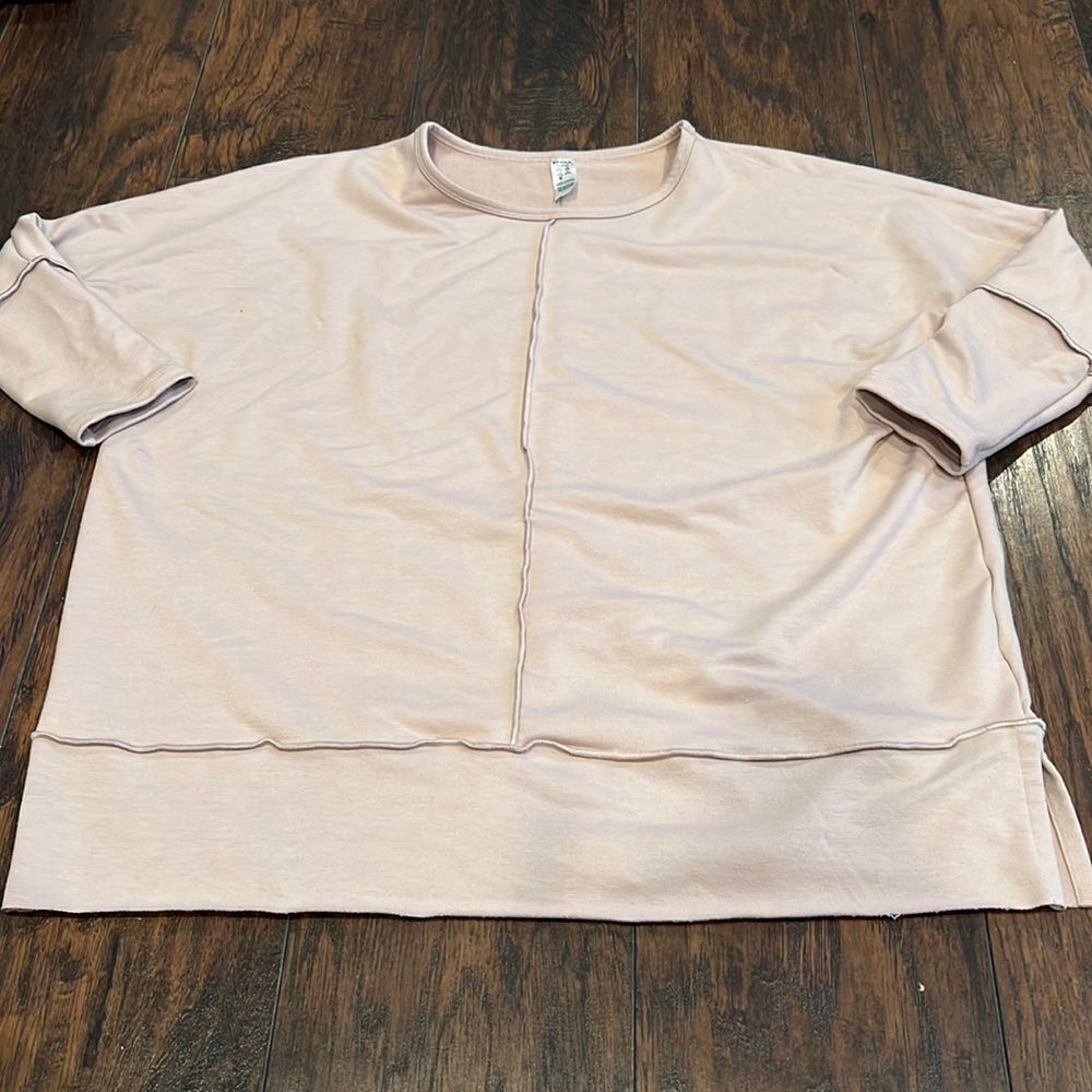 Spanx Women's Perfect Length‎ Dolman 3/4 Sleeve Top Oat size M in GUC